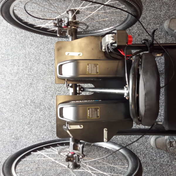 double battery on handcycle